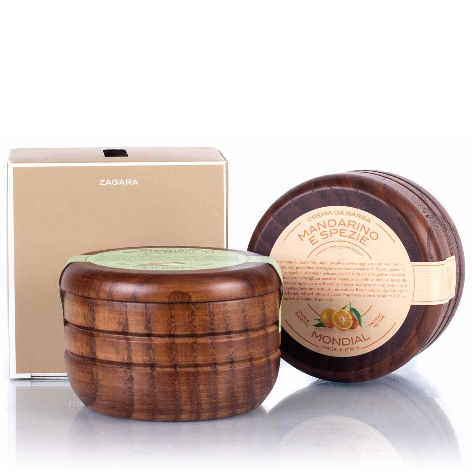 Mondial Shaving Cream Wooden Bowl im Shop