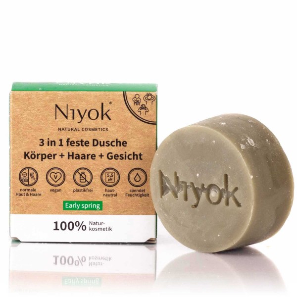 Niyok 3 in 1 feste Dusche und Pflege 