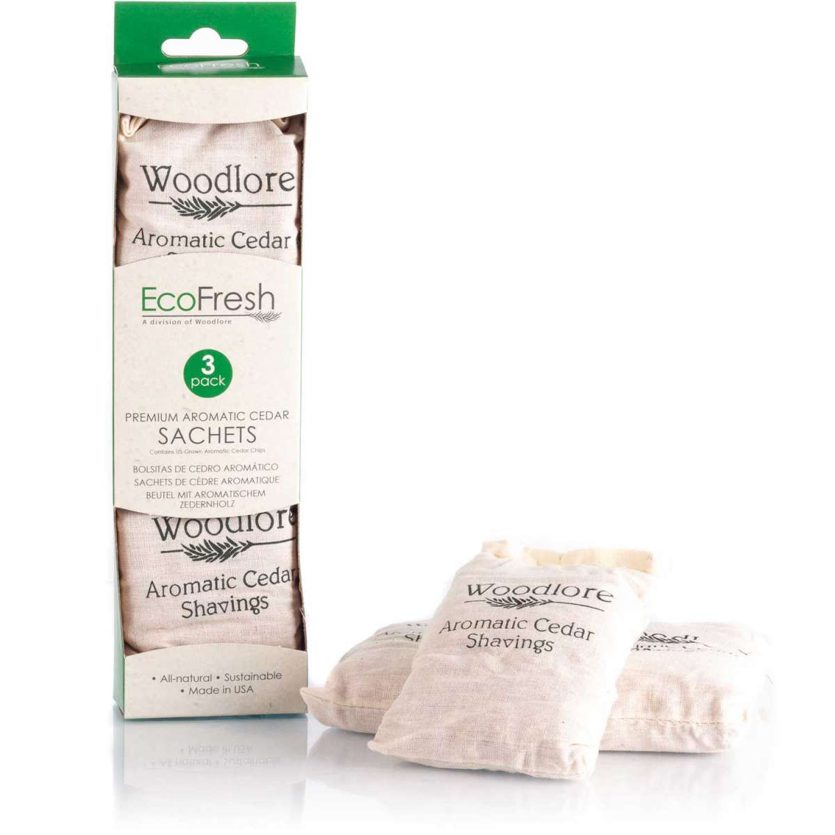 Woodlore EcoFresh Cedar Sachets / THEGOODTHINGS.DE